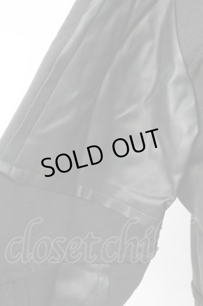 画像5: CIVARIZE / PUパッチワークZIPUPパーカー F ブラック T-25-12-19-022-CI-ou-YM-ZT-M100 (5)