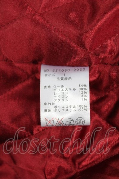 画像6: NO ID. / 中綿メルトンショートPコート 1 ブラック T-25-12-19-024-NO-ou-YM-ZT (6)