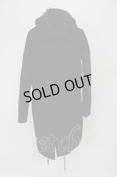 画像2: NO ID. / ウールメルトンtype M-51コート 2 ブラック T-25-12-19-025-NO-ou-YM-ZT-M100 (2)