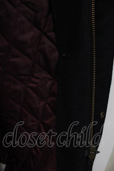 画像7: NO ID. / ウールメルトンtype M-51コート 2 ブラック T-25-12-19-025-NO-ou-YM-ZT (7)