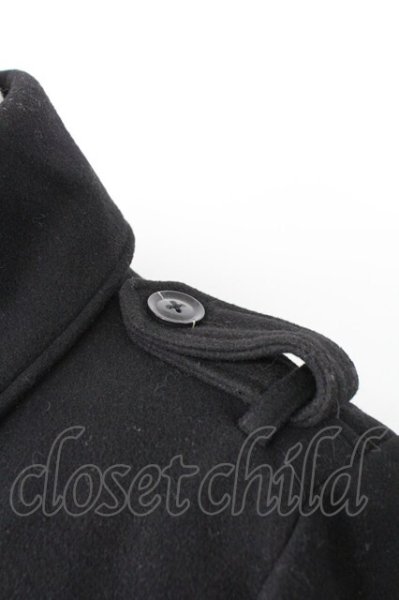 画像4: CIVARIZE / Zork ライダースデザイントレンチコート 46 ブラック T-25-12-19-027-CI-ou-YM-ZT (4)