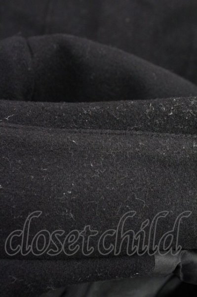 画像10: CIVARIZE / Zork ライダースデザイントレンチコート 46 ブラック T-25-12-19-027-CI-ou-YM-ZT (10)