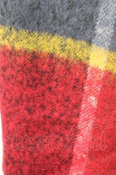 画像2: NO ID. / アクリルニットマフラー  マルチ T-25-12-19-029-NO-0-YM-ZT (2)