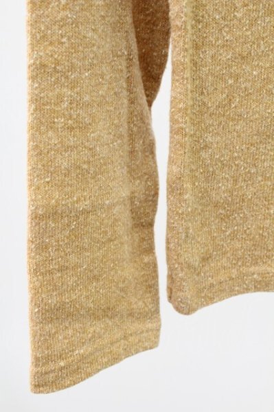 画像4: NO ID. / アクリルコットンVネックニットソー 1 ライトブラウン T-25-12-19-004-NO-to-YM-ZT (4)