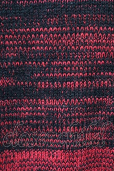 画像5: FUGA / Ortitude グラデーションVネックニット 46 レッド T-25-12-19-005-FU-to-YM-ZT (5)