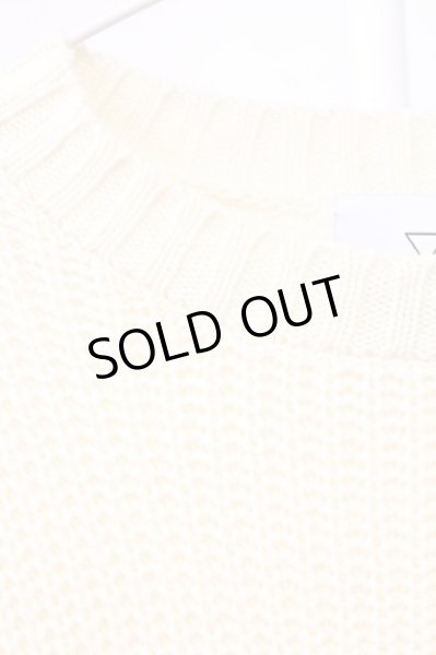 画像3: KMK(KINGLY MASK) / 裾ZIPロングプルオーバーニット M アイボリー T-25-12-19-001-KM-to-YM-ZT274 (3)