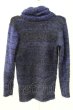 画像2: CIVARIZE / Creed 2wayフェザーヤーンZIPタートルニットソー 46 ブルー T-25-12-19-006-CI-to-YM-ZT (2)