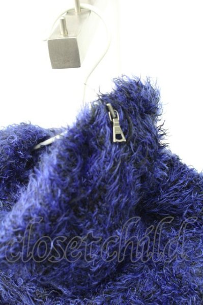 画像3: CIVARIZE / Creed 2wayフェザーヤーンZIPタートルニットソー 46 ブルー T-25-12-19-006-CI-to-YM-ZT (3)