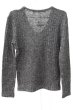 画像2: NO ID. / アクリル混Vネックリブニットソー 1 グレー T-25-12-19-009-NO-to-YM-ZT (2)