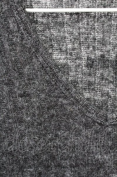 画像3: BUFFALO BOBS / MUKKU VフェザーモールVネックニットソー 1-2 グレー T-25-12-19-010-BU-to-YM-ZT (3)