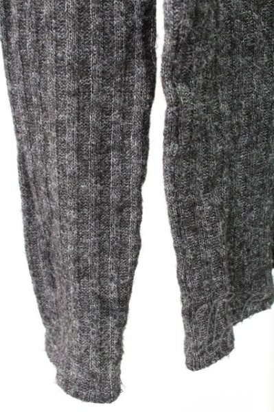 画像4: BUFFALO BOBS / MUKKU VフェザーモールVネックニットソー 1-2 グレー T-25-12-19-010-BU-to-YM-ZT (4)