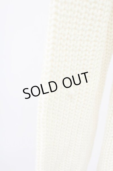 画像6: KMK(KINGLY MASK) / 裾ZIPロングプルオーバーニット M アイボリー T-25-12-19-001-KM-to-YM-ZT274 (6)