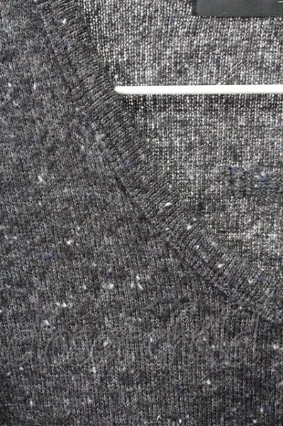 画像3: NO ID. / アクリルコットンVネックニットソー 1 グレー T-25-12-19-013-NO-to-YM-ZT (3)