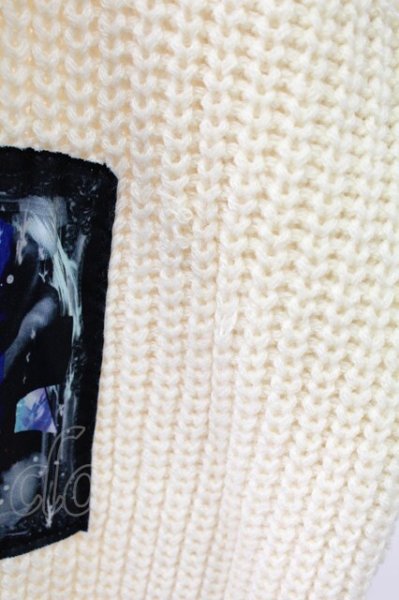 画像7: KMK(KINGLY MASK) / 裾ZIPロングプルオーバーニット M アイボリー T-25-12-19-001-KM-to-YM-ZT (7)