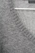 画像3: NO ID. / ウール混リブ切り替えVネックニットソー 1 グレー T-25-12-19-014-NO-to-YM-ZT (3)