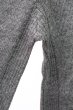 画像4: NO ID. / ウール混リブ切り替えVネックニットソー 1 グレー T-25-12-19-014-NO-to-YM-ZT (4)