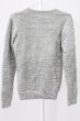 画像2: NO ID. / アクリル混Vネックリブニットソー 1 グレー T-25-12-19-015-NO-to-YM-ZT (2)