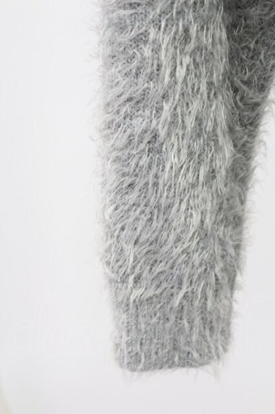 画像4: NO ID. / アクリル混Vネックリブニットソー 1 グレー T-25-12-19-015-NO-to-YM-ZT (4)