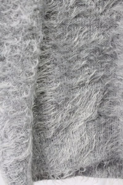 画像5: NO ID. / アクリル混Vネックリブニットソー 1 グレー T-25-12-19-015-NO-to-YM-ZT (5)