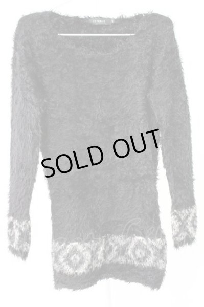 画像1: CIVARIZE / Hideネイティブフェザーヤーンプルオーバーニット 46 ブラック T-25-12-19-016-CI-to-YM-ZT273 (1)