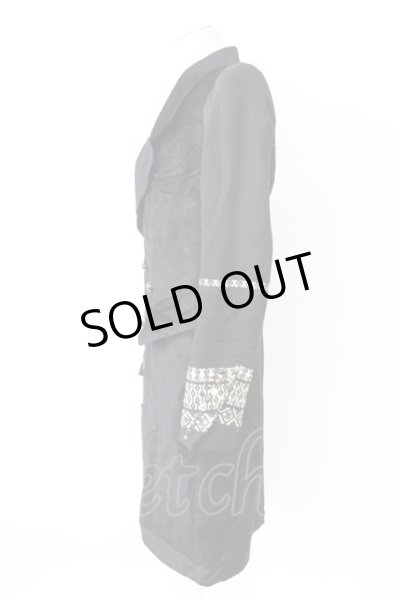 画像3: IFSIXWASNINE / ROCKTROTTER/JH 50 in HEAVEN コート 1 ブラック T-25-12-19-018-IF-ja-YM-ZT (3)