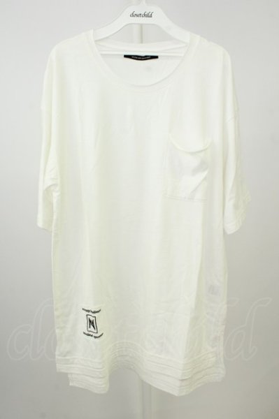 画像1: Moonage Devilment / ルーズポケットTシャツ 46 ホワイト T-26-05-22-003-Mo-ts-YM-ZT (1)
