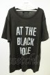 画像1: Moonage Devilment / AT THE BLACK HOLE ダメージTシャツ 46 ユーズドブラック T-26-05-22-024-Mo-ts-YM-ZT (1)