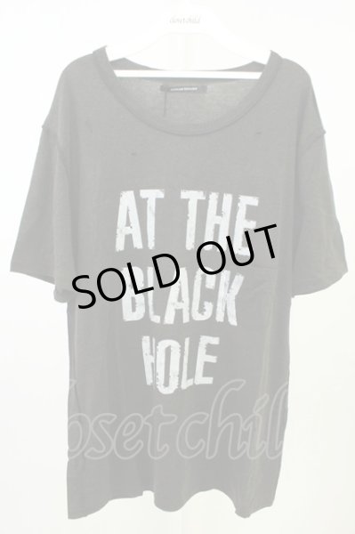 画像1: Moonage Devilment / AT THE BLACK HOLE ダメージTシャツ 46 ユーズドブラック T-26-05-22-024-Mo-ts-YM-ZT (1)