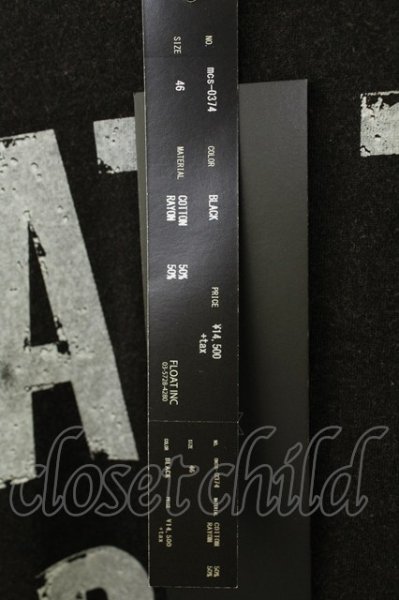 画像5: Moonage Devilment / AT THE BLACK HOLE ダメージTシャツ 46 ユーズドブラック T-26-05-22-024-Mo-ts-YM-ZT (5)