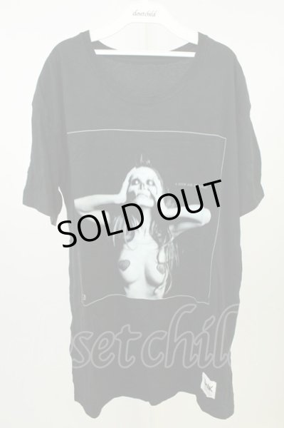 画像1: Moonage Devilment（清春） / FREAKレディTシャツ 46 ブラック T-26-05-22-028-Mo-ts-YM-ZT (1)