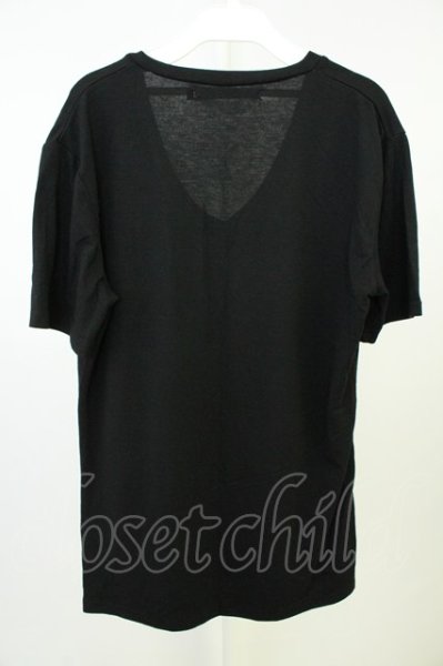 画像2: SEANA / ナンバリングVネックTシャツ XL ブラック T-26-05-22-029-SE-ts-YM-ZT (2)