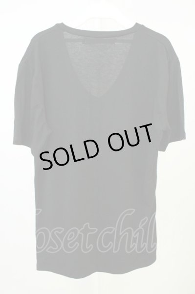 画像2: SEANA / ナンバリングVネックTシャツ XL ブラック T-26-05-22-029-SE-ts-YM-ZT130 (2)