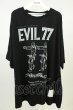 画像1: MARDIGRAS / EVIL77 Tシャツ  ブラック T-26-05-22-032-MA-ts-YM-ZT (1)