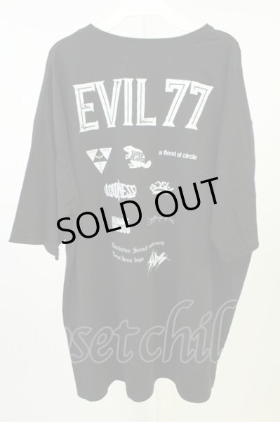 画像2: MARDIGRAS / EVIL77 Tシャツ  ブラック T-26-05-22-032-MA-ts-YM-ZT (2)