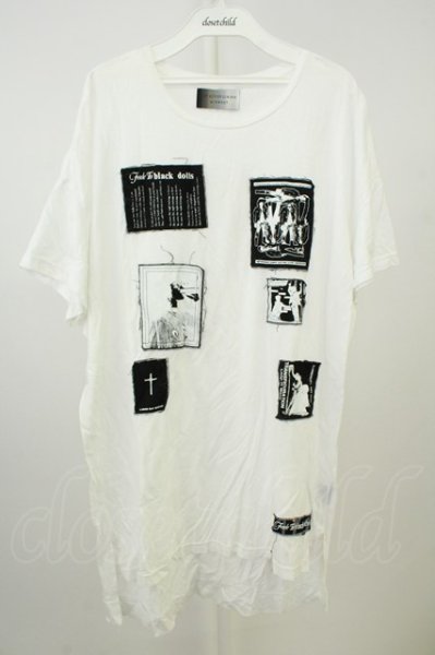 画像1: DIET BUTCHER SLIM SKIN / パッチBIG Tシャツ  ホワイト T-26-05-22-004-DI-ts-YM-ZT (1)