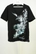 画像1: TORNADO MART / レオパードスモークフラワーTシャツ L ブラック T-26-05-22-034-TO-ts-YM-ZT (1)
