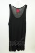 画像1: SEANA / 裾ZIPロングタンクトップ L ブラック T-26-05-22-036-SE-to-YM-ZT (1)