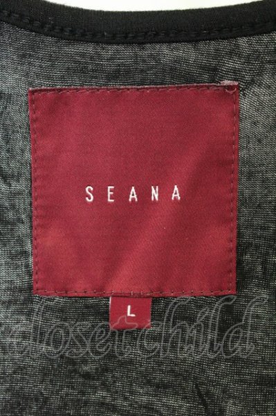 画像4: SEANA / 裾ZIPロングタンクトップ L ブラック T-26-05-22-036-SE-to-YM-ZT (4)