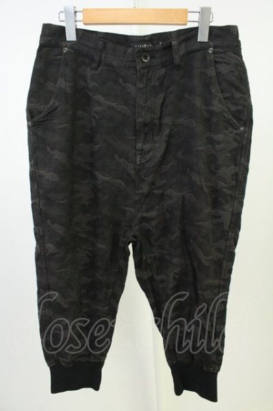 画像1: CIVARIZE / Hunt 迷彩柄ジャガードサルエルパンツ 44 ブラック T-26-05-22-041-CI-pa-YM-ZT (1)