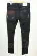 画像2: NO ID. BLACK / パンツ.×RESURRECTION ストレッチデニムデストロイ加工スキニー 1 ブラック T-26-05-22-043-NO-pa-YM-ZT (2)