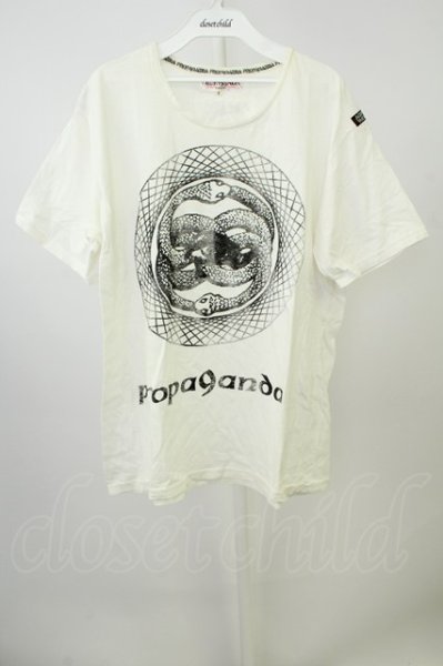 画像1: PROPA9ANDA / サークルプリントTシャツ L ホワイト T-26-05-22-005-PR-ts-YM-ZT (1)