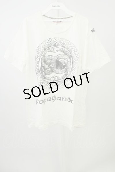 画像1: PROPA9ANDA / サークルプリントTシャツ L ホワイト T-26-05-22-005-PR-ts-YM-ZT140 (1)