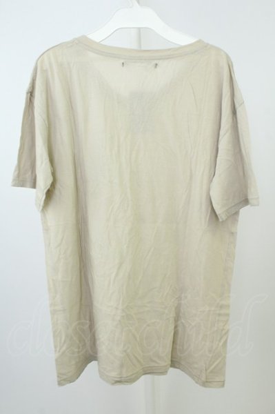 画像2: Moonage Devilment / コットンリラックスVネックTシャツ 46 ベージュ T-26-05-22-009-Mo-ts-YM-ZT (2)