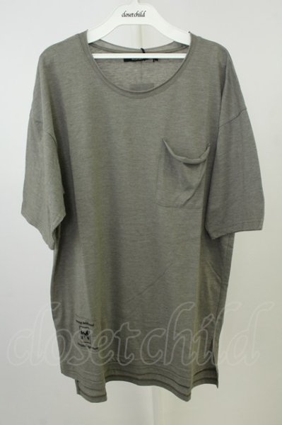 画像1: Moonage Devilment / ルーズポケットTシャツ 46 グレー T-26-05-22-012-Mo-ts-YM-ZT (1)
