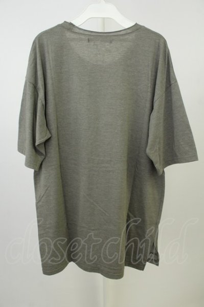 画像2: Moonage Devilment / ルーズポケットTシャツ 46 グレー T-26-05-22-012-Mo-ts-YM-ZT (2)