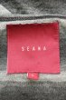 画像4: SEANA / グラデーションボーダーVネックTシャツ L グレー T-26-05-22-020-SE-ts-YM-ZT (4)