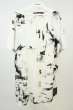 画像1: SEANA / 総柄プリントUネックロングTシャツ XL ホワイト T-26-05-23-001-SE-ts-YM-ZT (1)