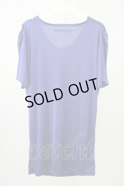 画像2: SEANA / ドレープネックスムーツTシャツ L ブルー T-26-05-23-027-SE-ts-YM-ZT (2)