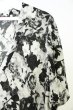 画像3: SEANA / 花柄VネックスムースTシャツ L ブラック T-26-05-23-003-SE-ts-YM-ZT (3)
