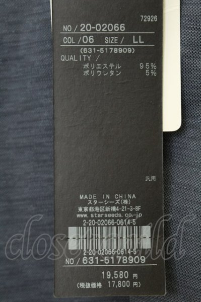 画像4: TORNADO MART / スラブカノコジャージー7分袖チェスター LL ネイビー T-26-05-23-029-TO-to-YM-ZT (4)